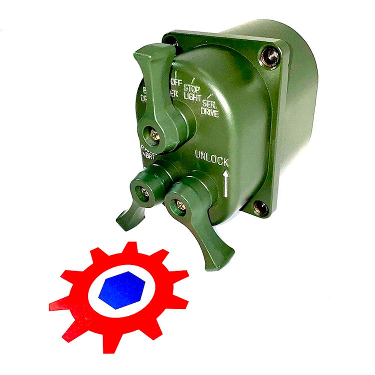 Master Light Switch (24v-Green); Common ; 7368702 MS51113-1 5930-00-307-8856