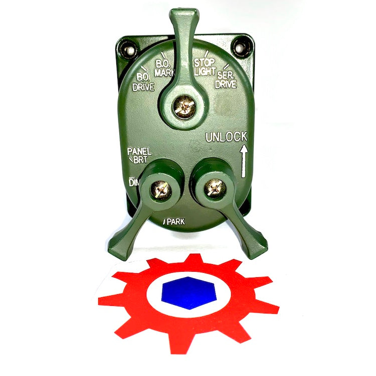 Master Light Switch (24v-Green); Common ; 7368702 MS51113-1 5930-00-307-8856