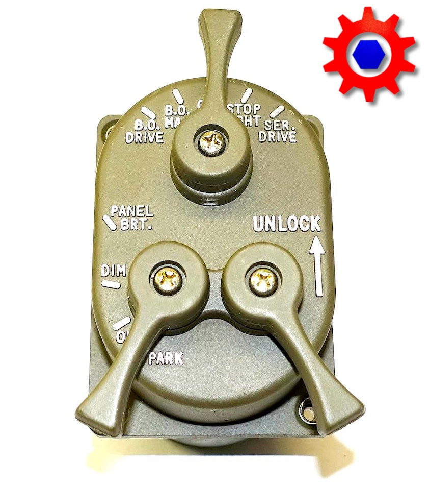 Master Light Switch (24v-Green); Common ; 7368702 MS51113-1 5930-00-307-8856