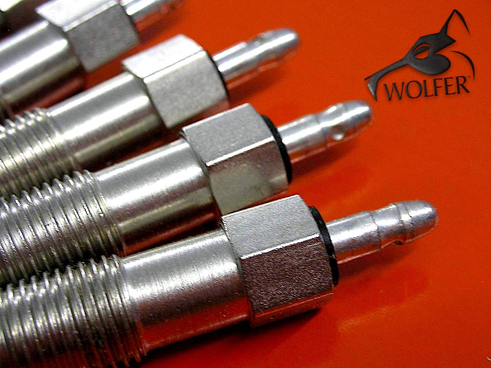 8 each Premium Dual Coil Glow Plugs; Mil. Hummer; 5614017 12338771 5584164 15G