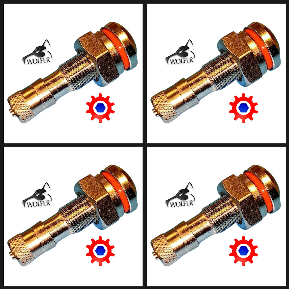 4 ea- Valve Stem, Radial Wheel&Tire ; Humvee M1151/52/65A1 ; 2640015626033 18112
