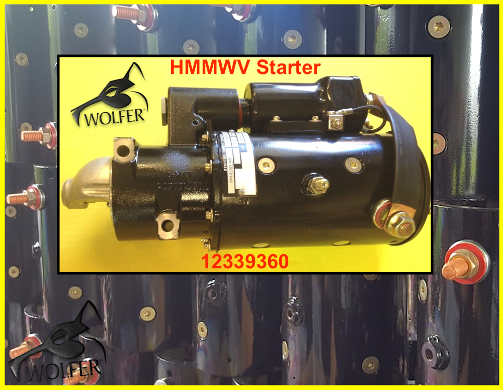 STARTER - 24volt ; Military Hummer ; MFY6711UT 12339360 2920-01-507-7423 MFY6714UT