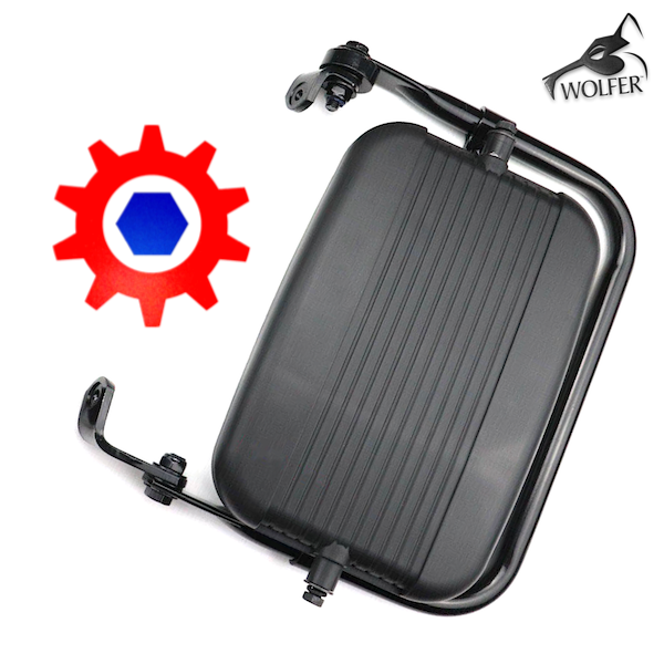 Black - Dual RH Mirror Asm. ; Hummer ; 2540013149379 12342130 Passenger Side