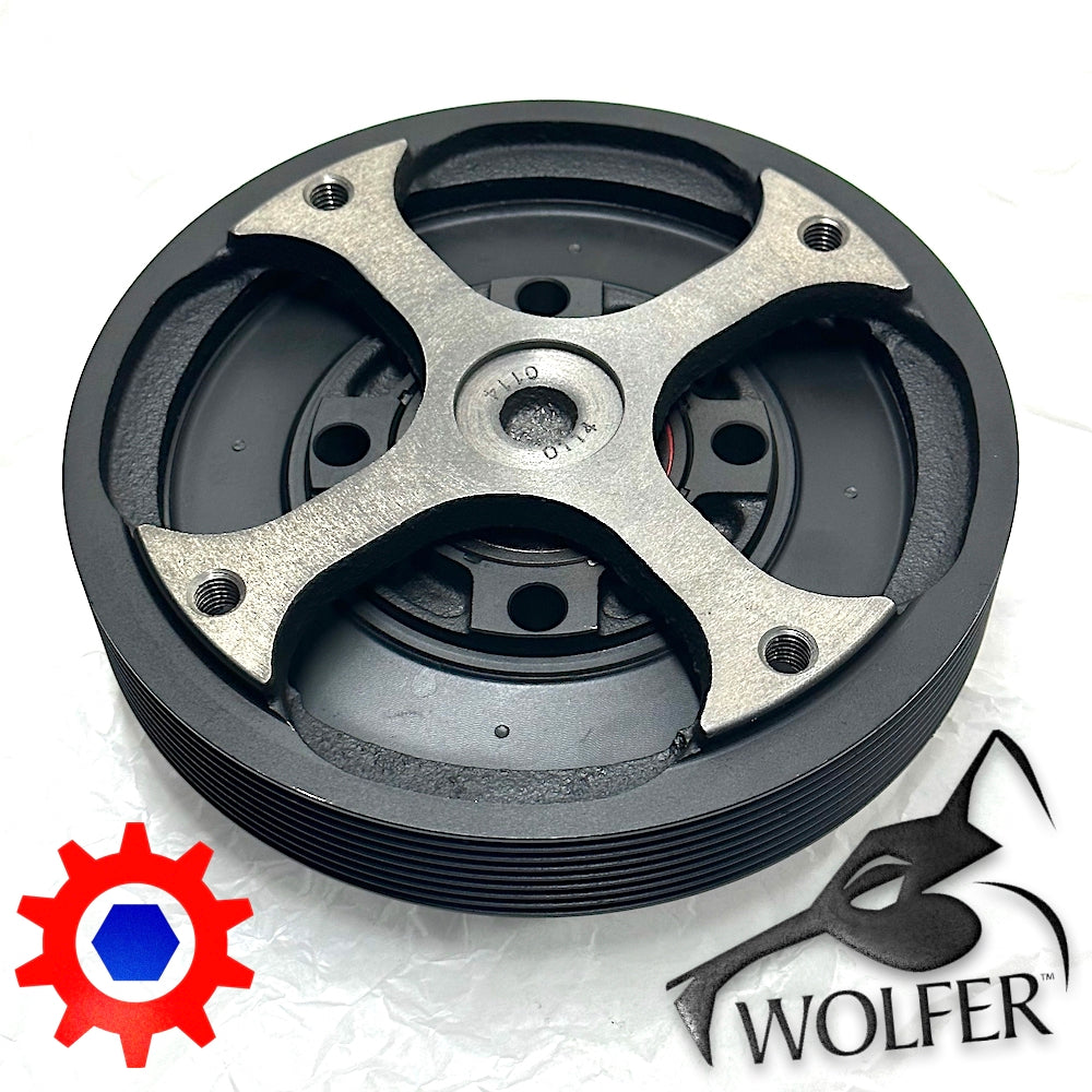 8-Groove Crankshaft Belt Pulley GFD; ECV Hummer ; 12528693 6023175 3020016170458