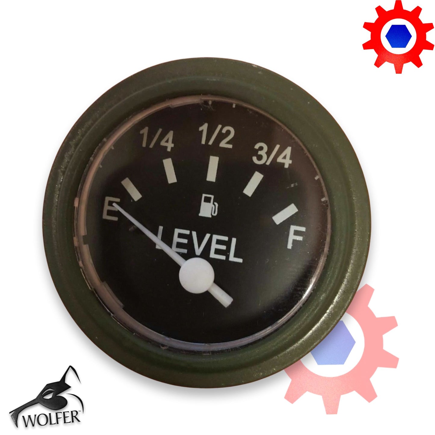 FUEL LEVEL GAUGE (STD) ; M35 M809 M939 ; 6680-00-933-3600 MS24544-2 7728852