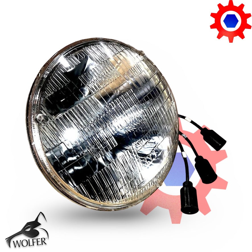 2 each- 28v 60w Headlights; 6240009663831 8741491 A-A-2044 A-A-2072 MS18008-4863