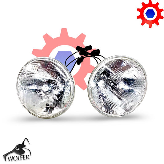 2 each- 28v 60w Headlights; 6240009663831 8741491 A-A-2044 A-A-2072 MS18008-4863