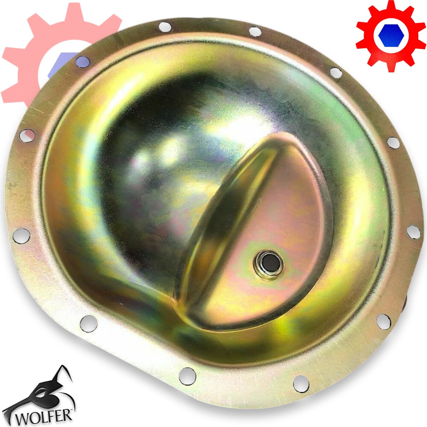 Differential Cover w/ Magnetic Plug; Mil. Hummer; 2520012102624 5582303 41296