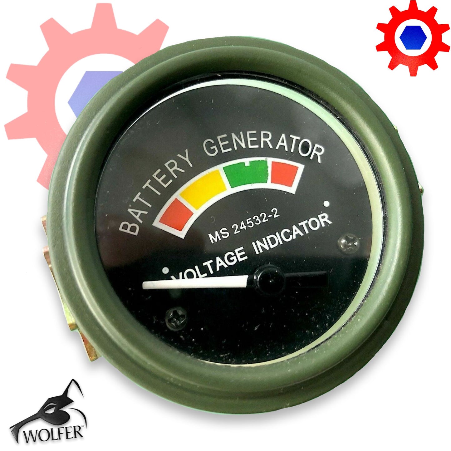 VOLTMETER ( Voltage Gauge ) 6625-01-086-9580 MS24532-2 VG0053 504K AA52508-1
