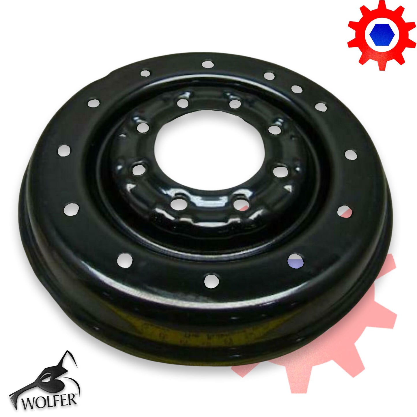 RIM WHEEL , OUTER , 12-BOLT 3850-lb ; Mil. Hummer ; 12460178 2530-01-417-8450