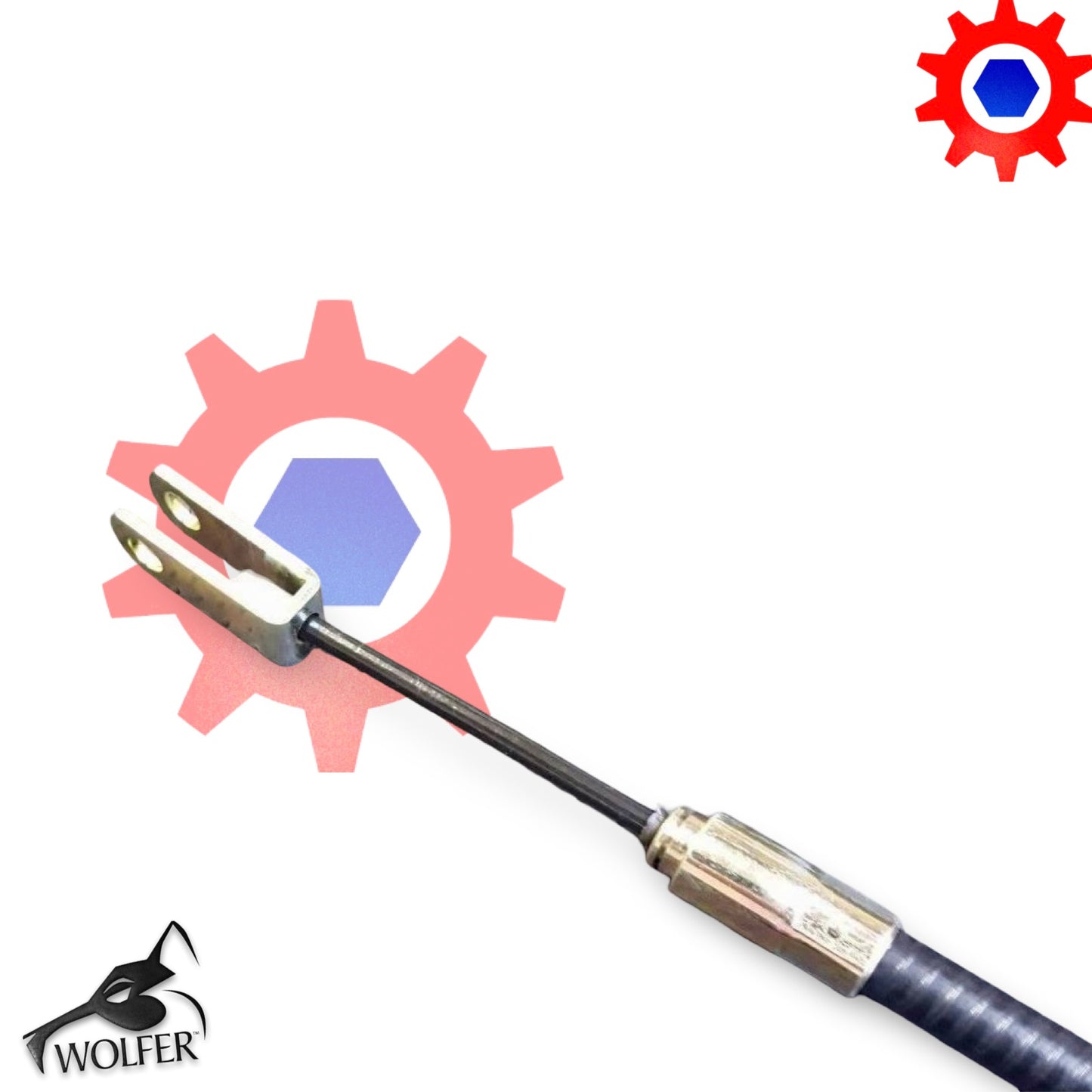 CABLE, PARKING BRAKE, LH (40") MIL. HUMMER ; 2590-01-265-3185 12341898-1 5597461