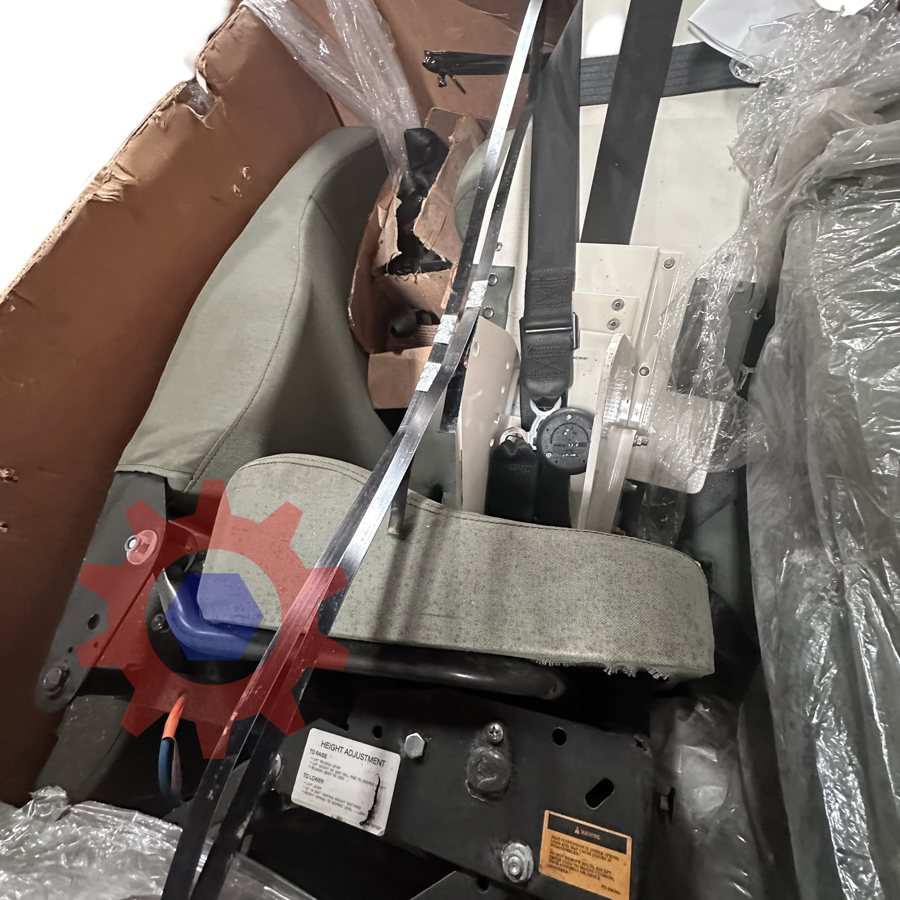 Seat Vehicular 2540-01-521-6665 3471939 HEMTT