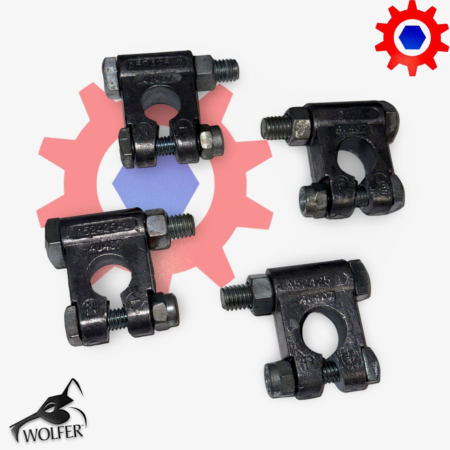 TERMINALS, BATTERY (2 POSITIVE AND 2 NEGATIVE) 5940-00-549-6581 5940-00-549-6583 (Copy)