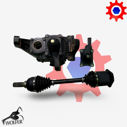 2 each - CTIS Knuckles - Geared Hub 12K; Hummer w/ 12K Halfshaft - RH or LH REAR Large Boss; 2530014133653 12446898-2 RCSK17068 RCSK17028-1