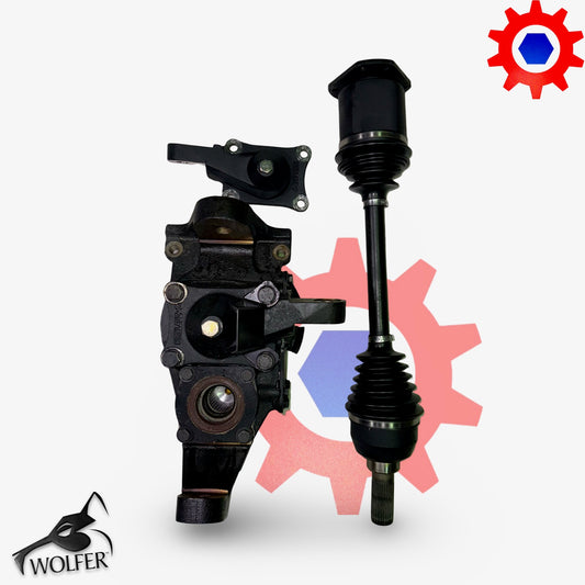 2 each - CTIS Knuckles - Geared Hub 12K; Hummer w/ 12K Halfshaft - RH or LH REAR Large Boss; 2530014133653 12446898-2 RCSK17068 RCSK17028-1