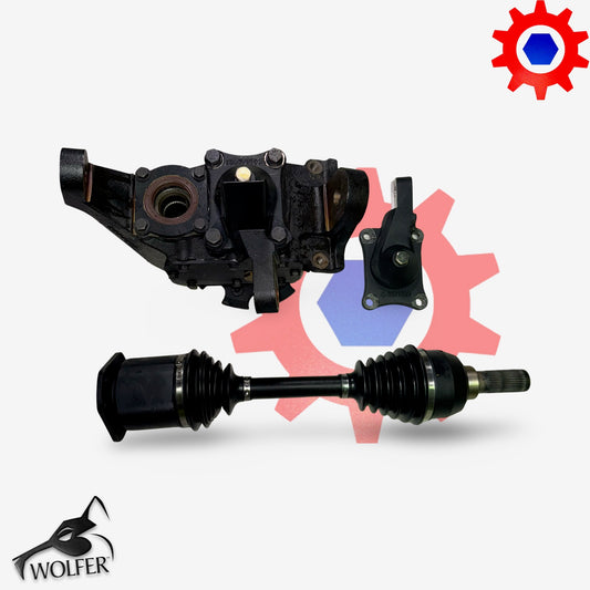 CTIS Knuckle - Geared Hub 12K;Hummer w/ 12K Halfshaft Small Boss- Left Front; 12460369-6 / 2520-01-474-4012 299-0069