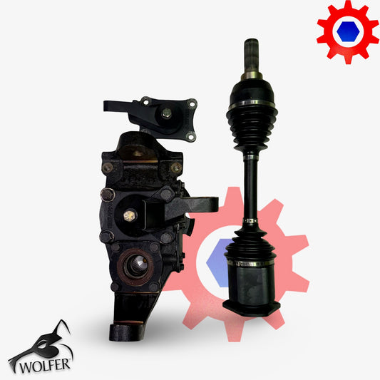 CTIS Knuckle - Geared Hub 12K;Hummer w/ 12K Halfshaft Small Boss- Left Front; 12460369-6 / 2520-01-474-4012 299-0069