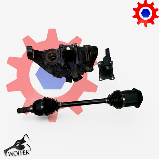CTIS Knuckle - Geared Hub 12K;Hummer w/ 12K Halfshaft Small Boss- Right Front; 299-0070 / 12460369-5 / 2520-01-474-3901