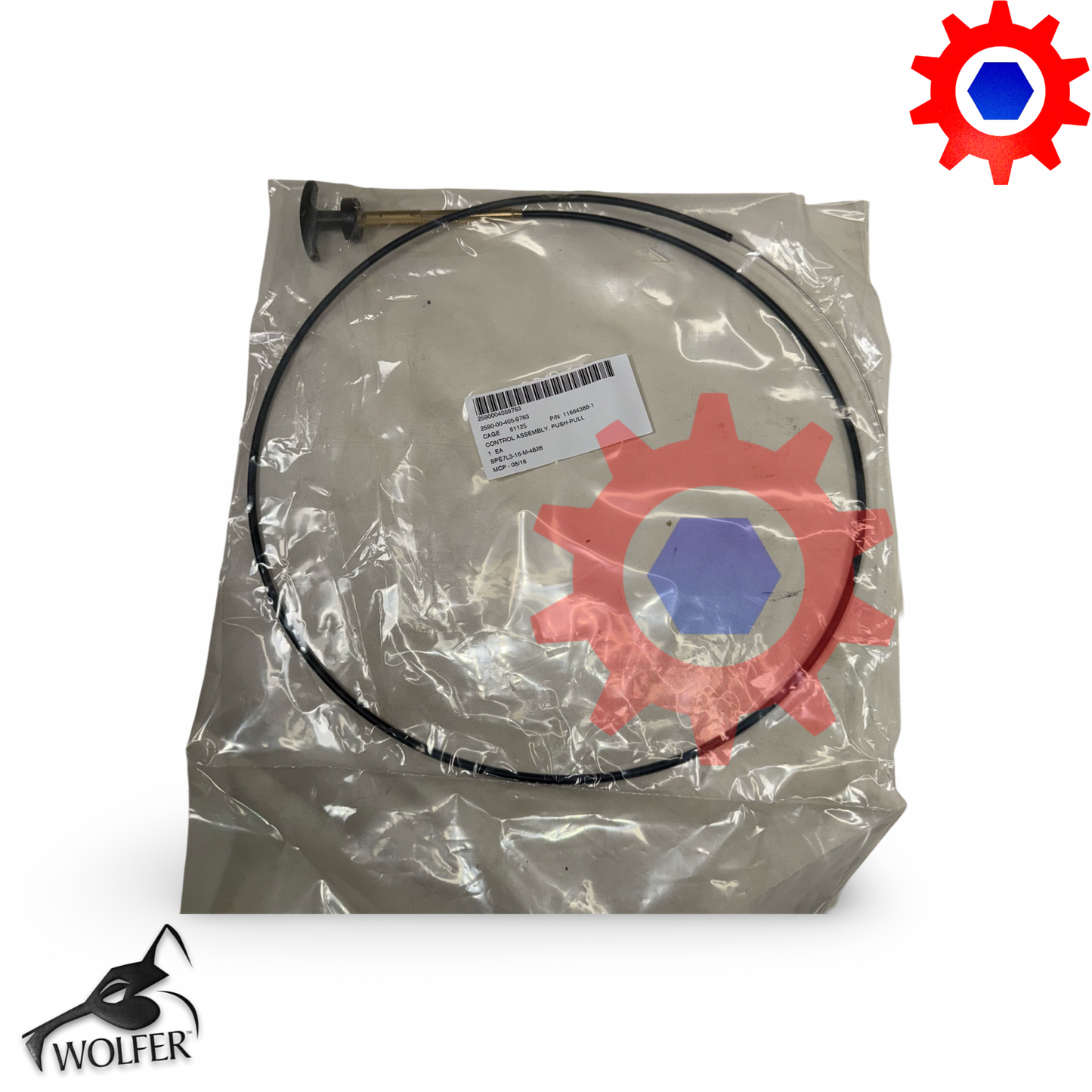 Control Cable, Throttle (56") ; M809 5Ton ; 2590-00-405-9763 11664388-1