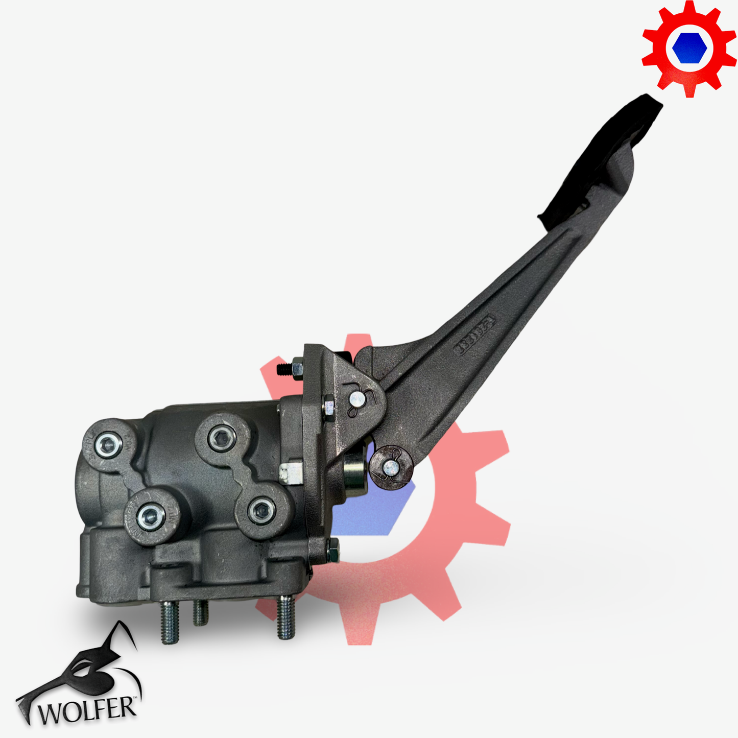 Dual Brake Foot Valve w/Pedal: LAV/PIRANHA ; 2530-01-158-3107 10500592 103710N