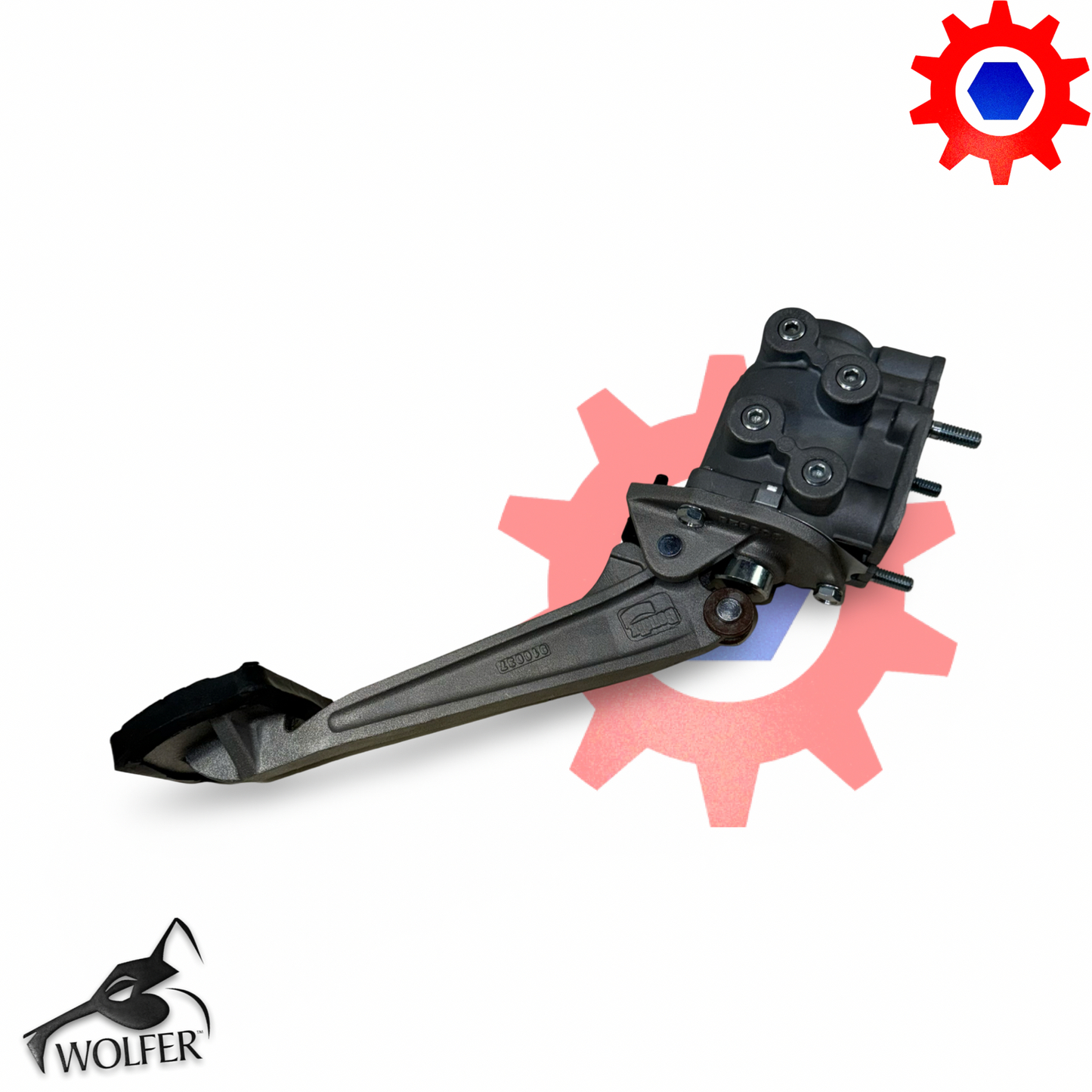 Dual Brake Foot Valve w/Pedal: LAV/PIRANHA ; 2530-01-158-3107 10500592 103710N
