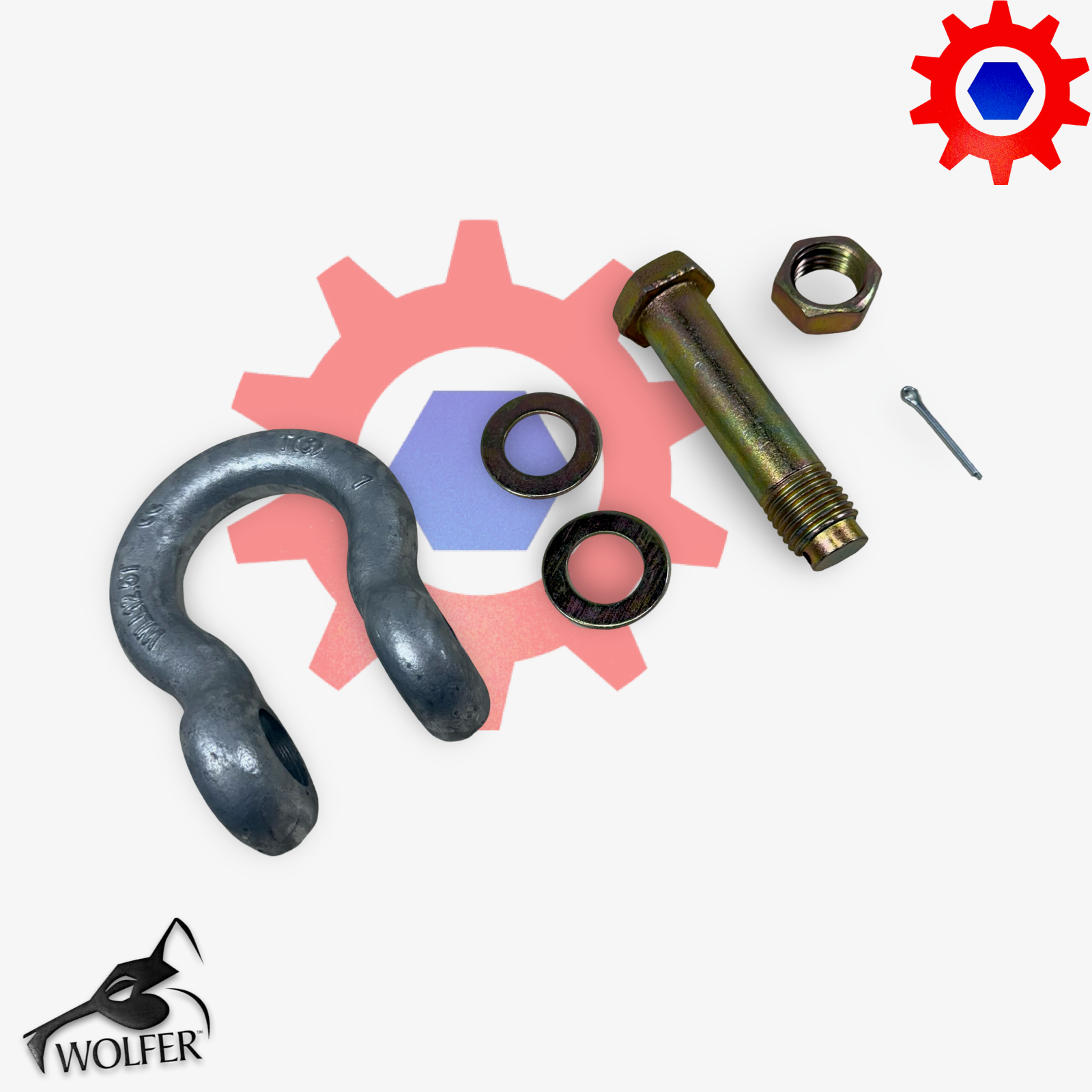 LIFT SHACKLE ASM. 12.5T; M113 M548 etc.; 4030-01-369-7612 12381884 M854AG