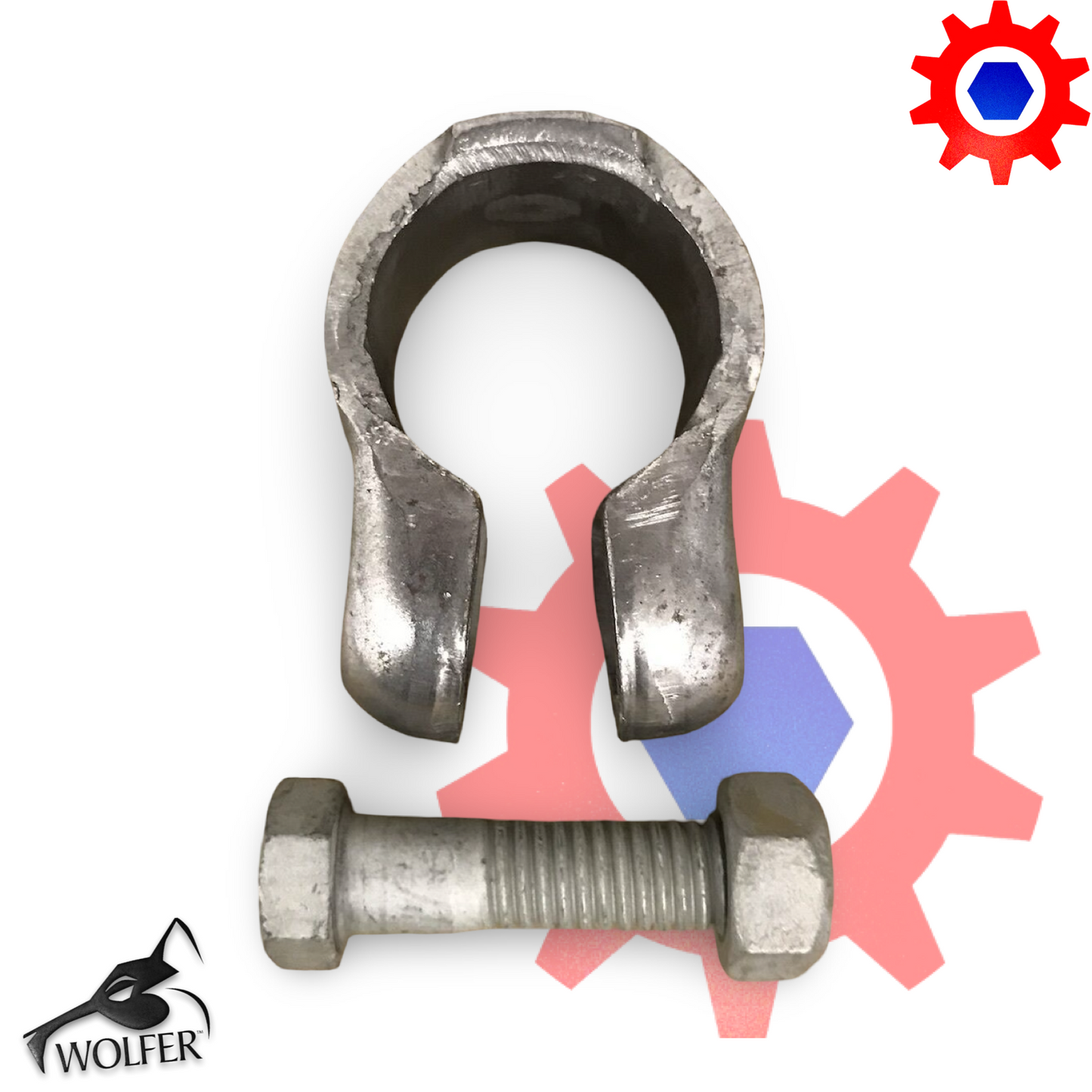 CLAMP LOOP with bolt & nut; MIL. HUMMER M998 ; 5740927 12339202 with hardware
