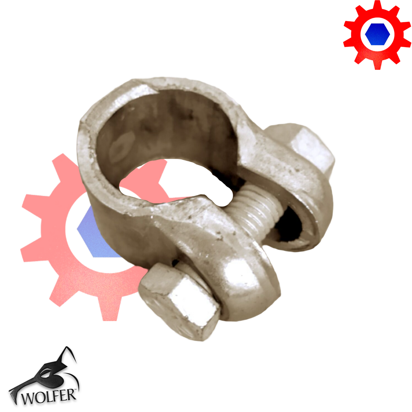 CLAMP LOOP with bolt & nut; MIL. HUMMER M998 ; 5740927 12339202 with hardware
