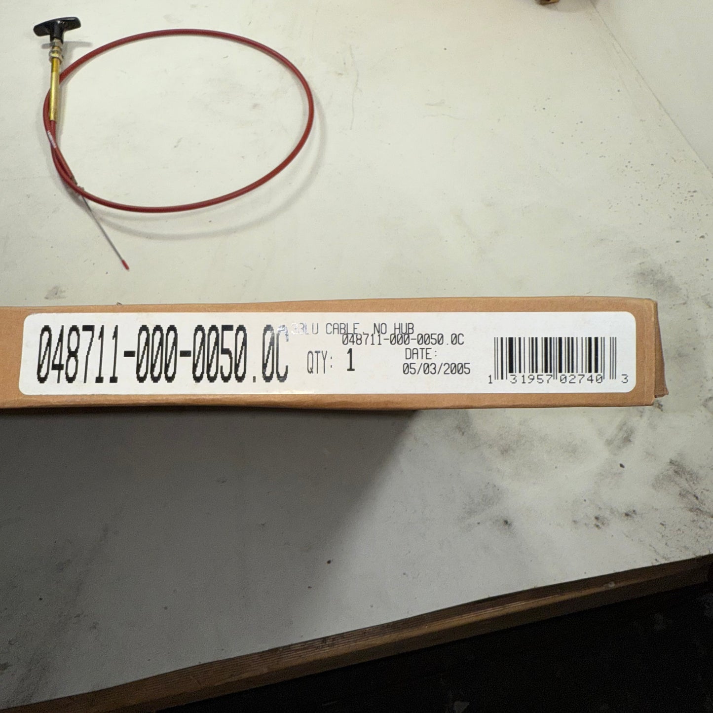 Control Cable . push/pull ; 2990-01-375-8189 202016-1
