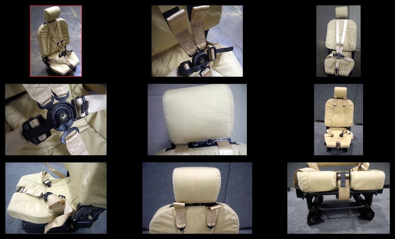 Captain Seat (Driver side/LH) 2540-01-579-6471 MRP22340-001