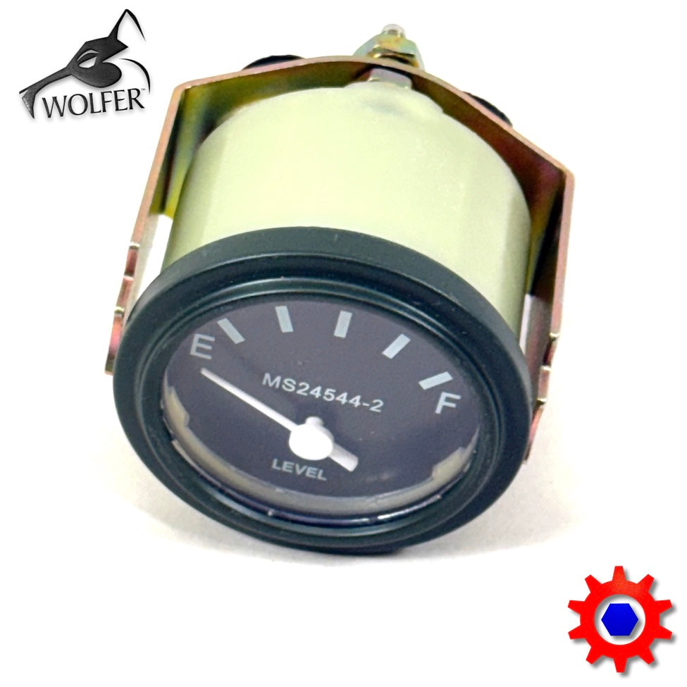FUEL LEVEL GAUGE (STD) ; M35 M809 M939 ; 6680-00-933-3600 MS24544-2 7728852