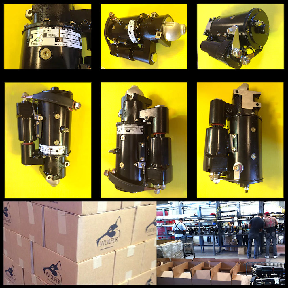 STARTER - 24volt ; Military Hummer ; MFY6711UT 12339360 2920-01-507-7423 MFY6714UT