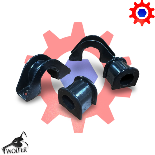 Set of 2 Sway Bar Bushings & 2 Ron Hall Retainers ; Hummer ; 12338317 + RH1104K