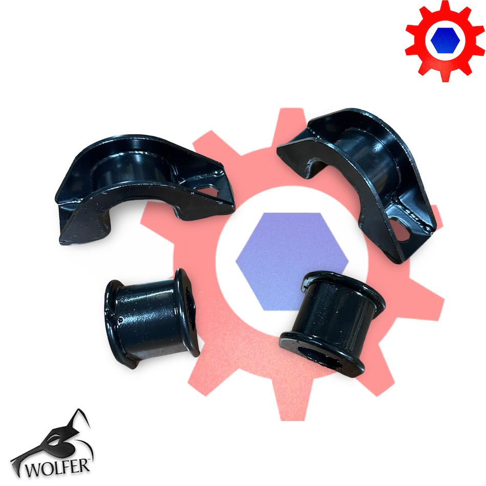 Set of 2 Sway Bar Bushings & 2 Ron Hall Retainers ; Hummer ; 12338317 + RH1104K