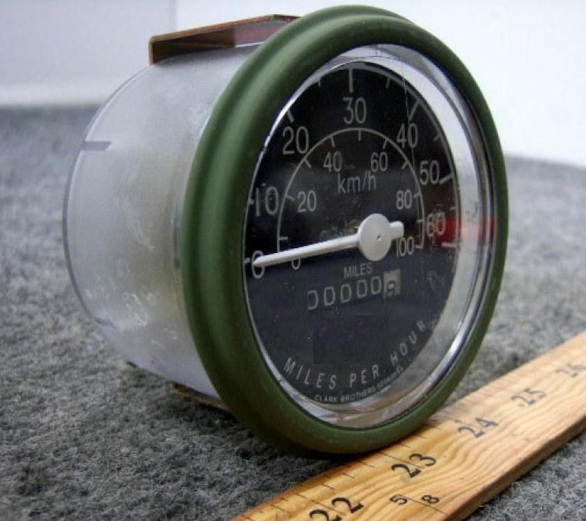Speedometer 0-60mph & 0-100kmh ; M-SERIES HUMMER ; MS39021-2 12338463 - OEM -Clark Brothers