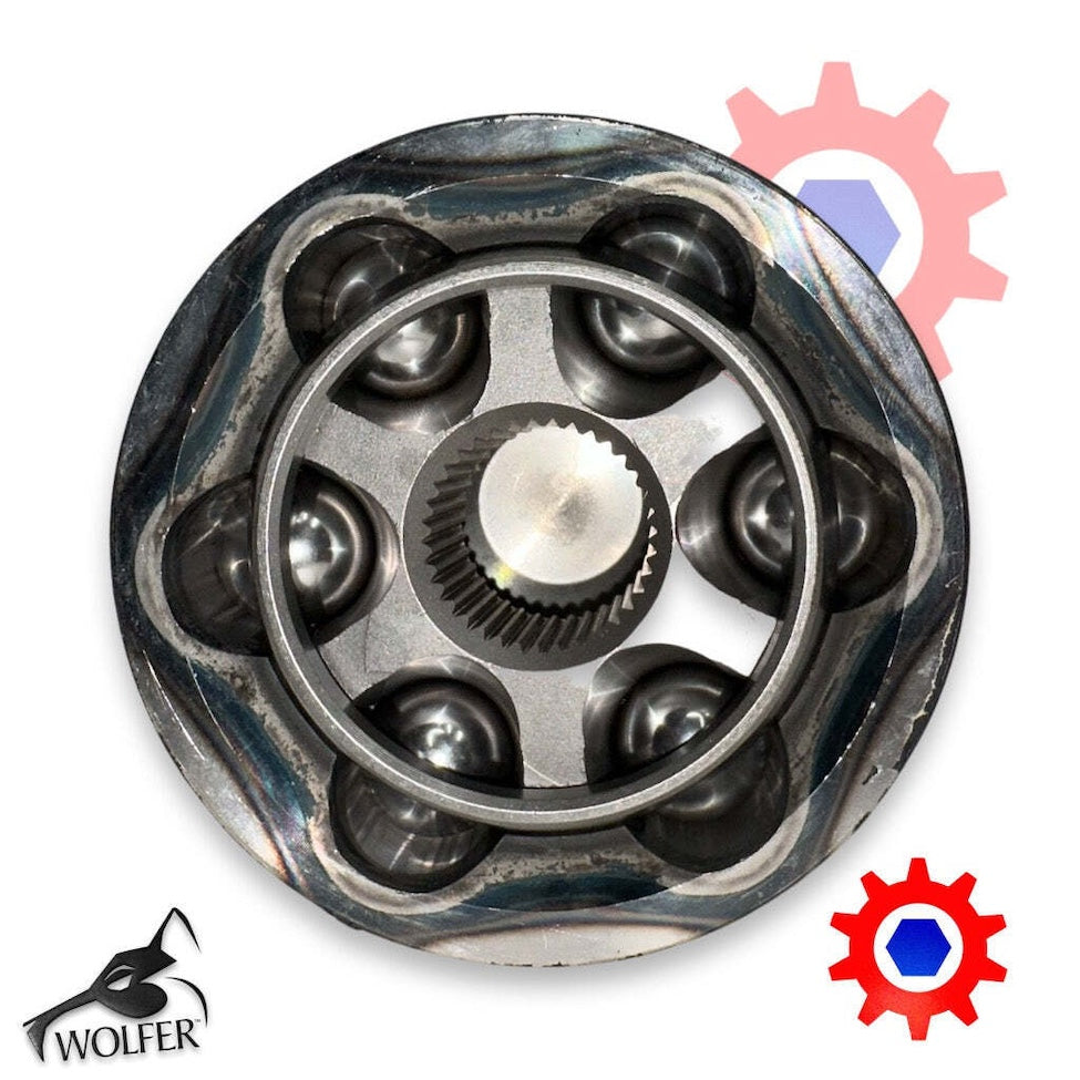Outer Splined Head/End/Housing Asm.; 12K HALF-SHAFT ; Mil. Hummer ECV ; 2290033