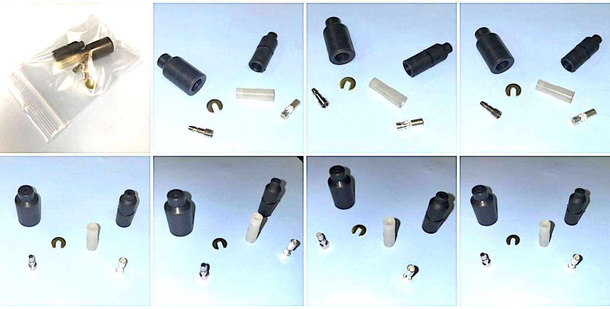 8-Kits - Shell / Connector Kit (Male & Female){14 gauge} Military Vehicles ; 7760598