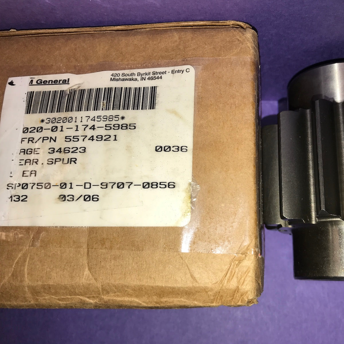 Upper Gear for 10.3K Knuckle ; Humvee Hummer ; 12338722 5574921 3020011745985