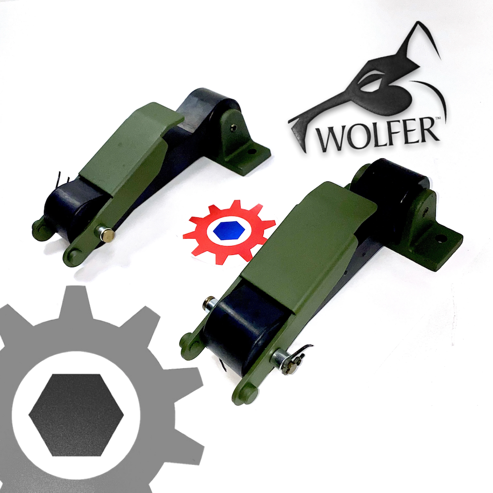 2 each- Hood Latch 383-Green ; Mil. Hummer H1; 12338909 2540-01-185-9530