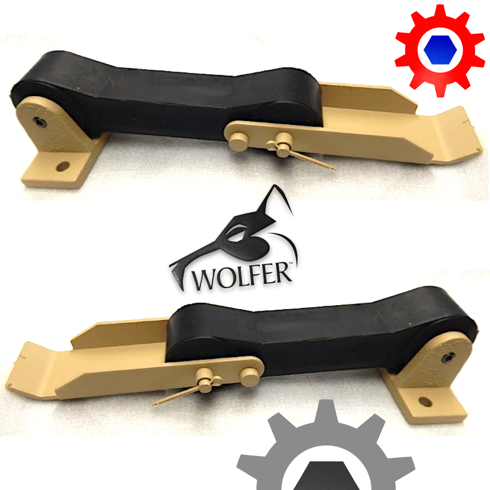 2 each- Hood Latch TAN ; Mil. Hummer H1 ; 12338909 2540-01-185-9530