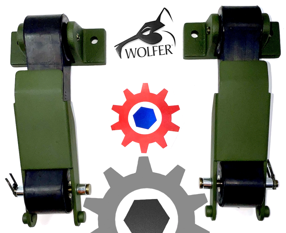 2 each- Hood Latch 383-Green ; Mil. Hummer H1; 12338909 2540-01-185-9530