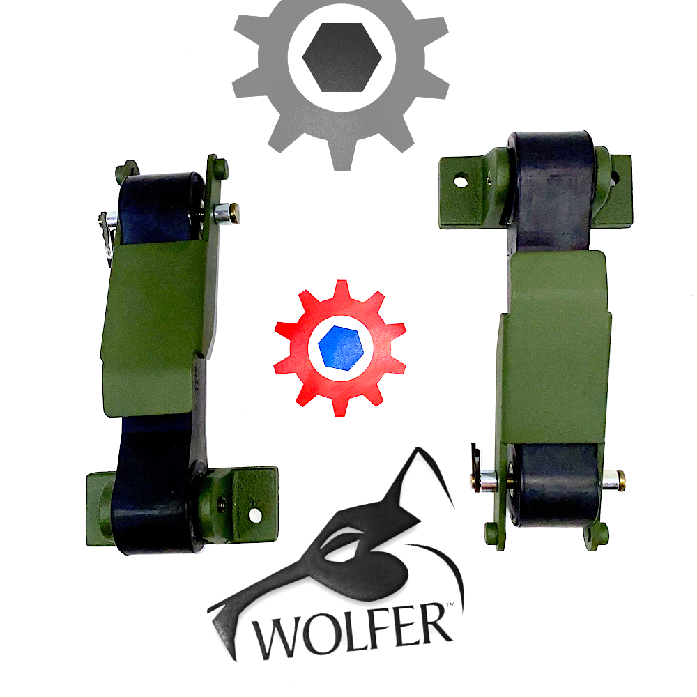 2 each- Hood Latch 383-Green ; Mil. Hummer H1; 12338909 2540-01-185-9530