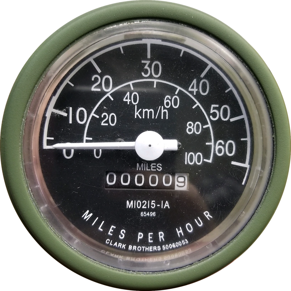 Speedometer 0-60mph & 0-100kmh ; M-SERIES HUMMER ; MS39021-2 12338463