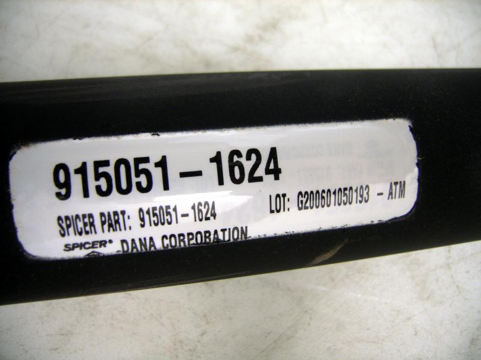 PROP-SHAFT ASSEMBLY w/ U-JOINTS, REAR ; 12341909 , 915051-1624 , 2520-01-346-1374