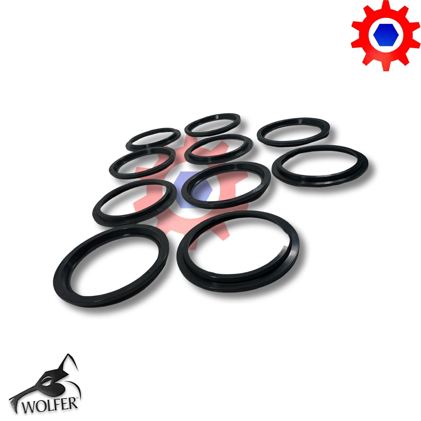 GUIDE RING - CTIS (SEAL RETAINER) LOT OF 10 ; 2297R6648 , 28KP740 , 5330-01-362-4993