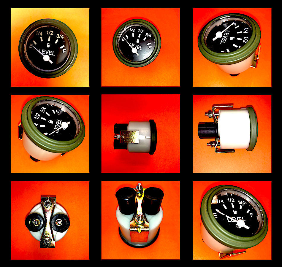 FUEL LEVEL GAUGE (STD) ; Humvee Hummer H1 , 6680-01-298-0498 12338474 5568667