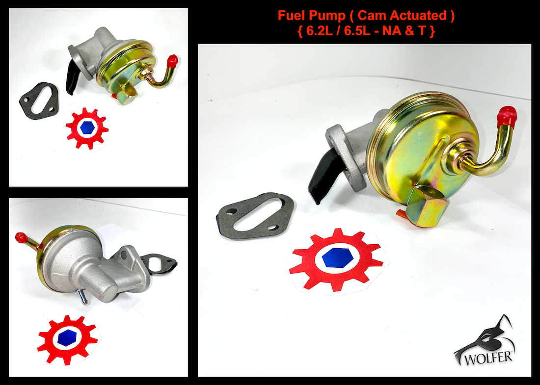 Cam Actuated Fuel Pump 6.2&6.5L ; GM ; 12342893 6472357 5740030 2910011687905