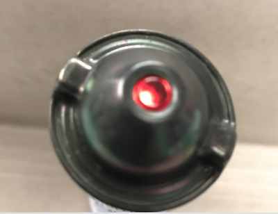 RED LENS w/hole thru GREEN CAP for INDICATOR LIGHT ; 7358622 6210-00-299-5564