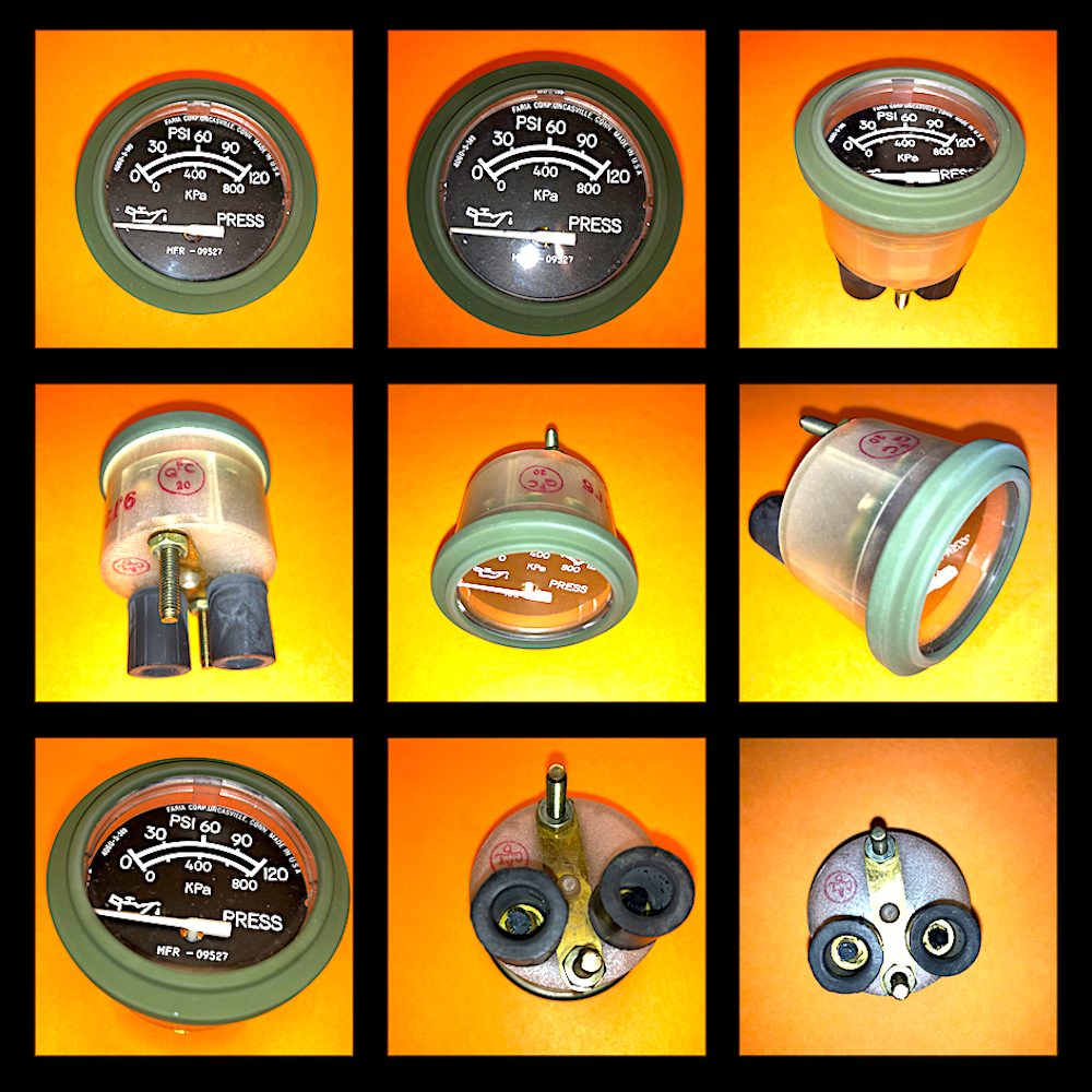 Oil Pressure Gauge / STD&Metric; Mil. Hummer; 6685014393563 5598356 4060-5-589