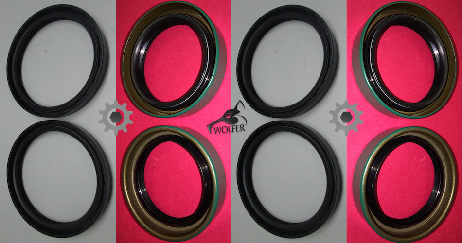 8-Seals ; 4 Output & 4 Input for Knuckle ; Mil. Hummer H1 ; 12460309 + 12342961